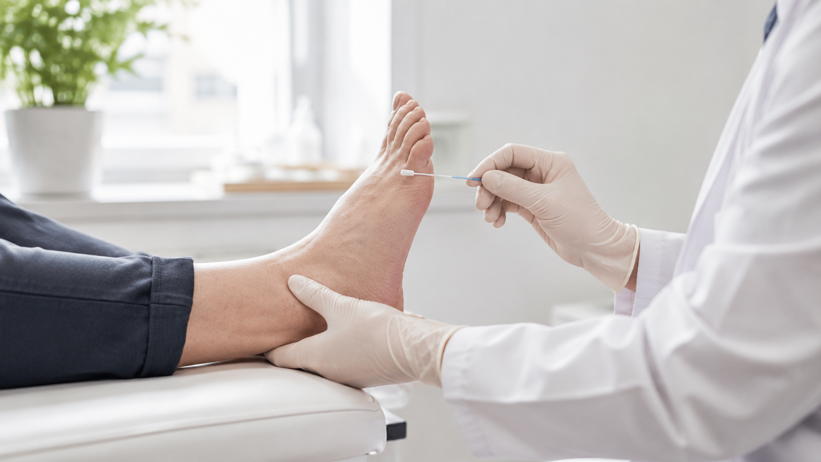 Clinical diabetic foot sensory exam